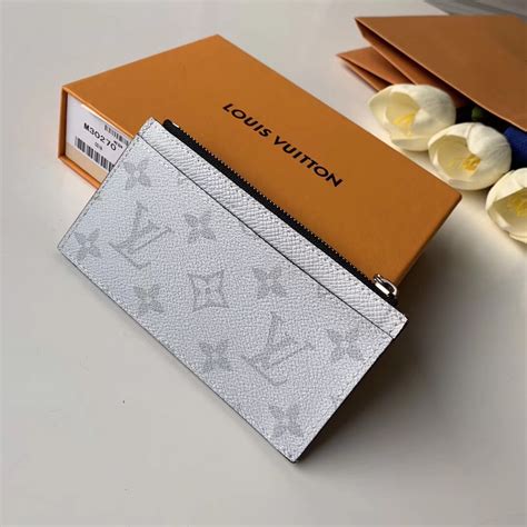 white louis vuitton card holder|Louis Vuitton card holder used.